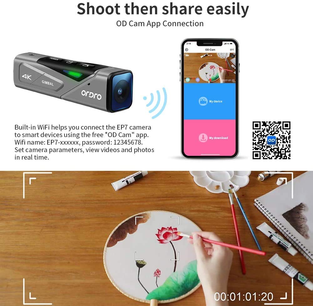 Amazon.com : ORDRO Camcorder 4K Video Camera EP7 Portable